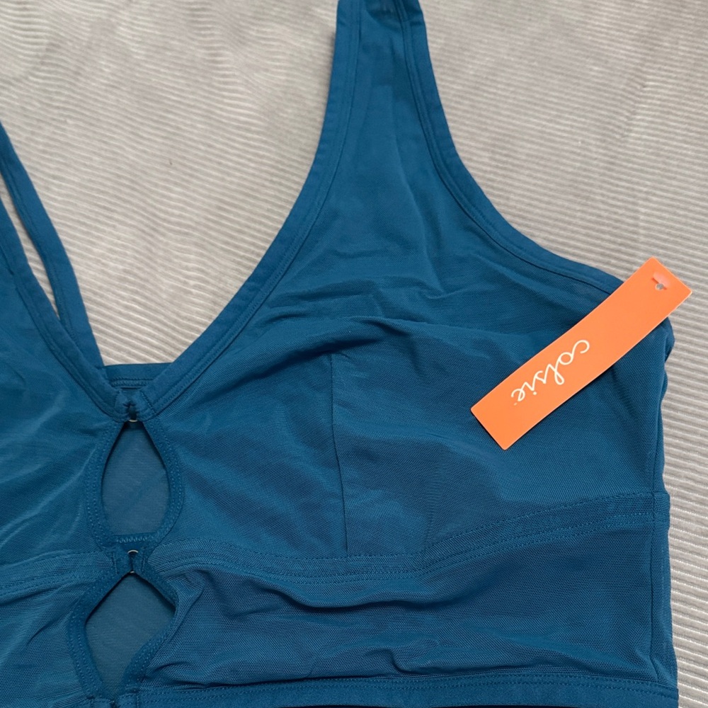 Colsie Teal Women's Intimate Bralette - Picture 2 of 6